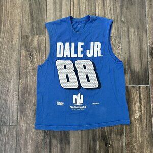 DALE EARNHARDT JR #88 CAR T SHIRT Sleeveless NASCAR Auto Racing Hendrick LARGE
